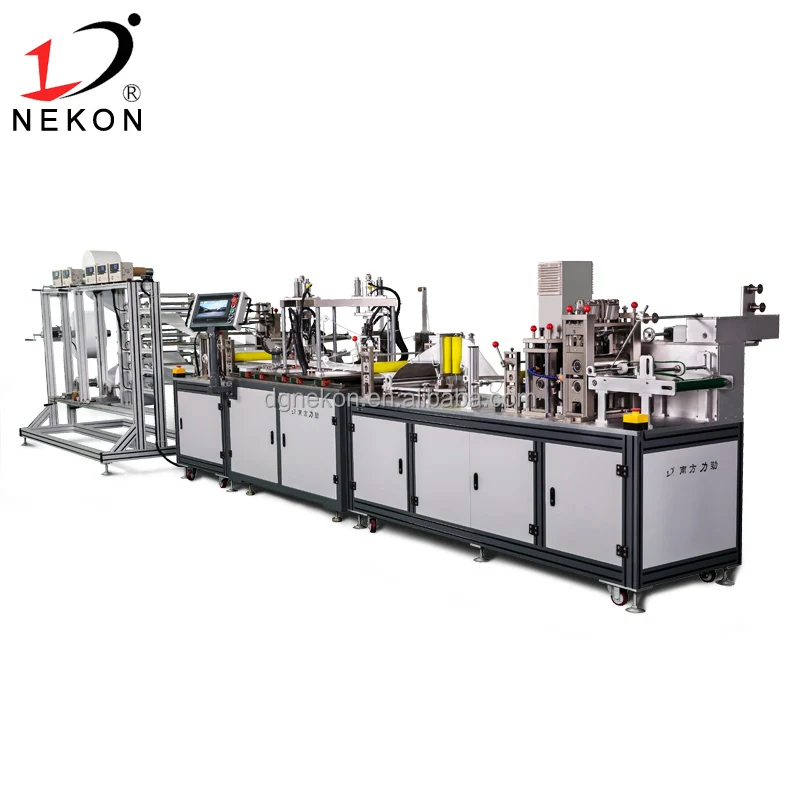 Korea N95 Ffp2 Duckbill Automatic Machine Mask Kf94 Fish Shape 3D Face Mask Making Machines With Packing Machine