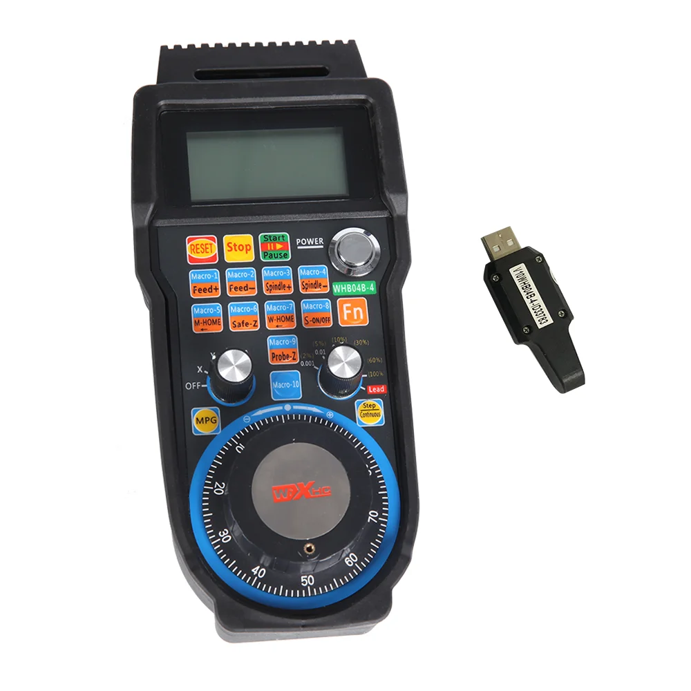 High Quality XHC factory price 4 Axis MACH3 CNC Wireless Handwheel MPG PENDANT WHB04B-4