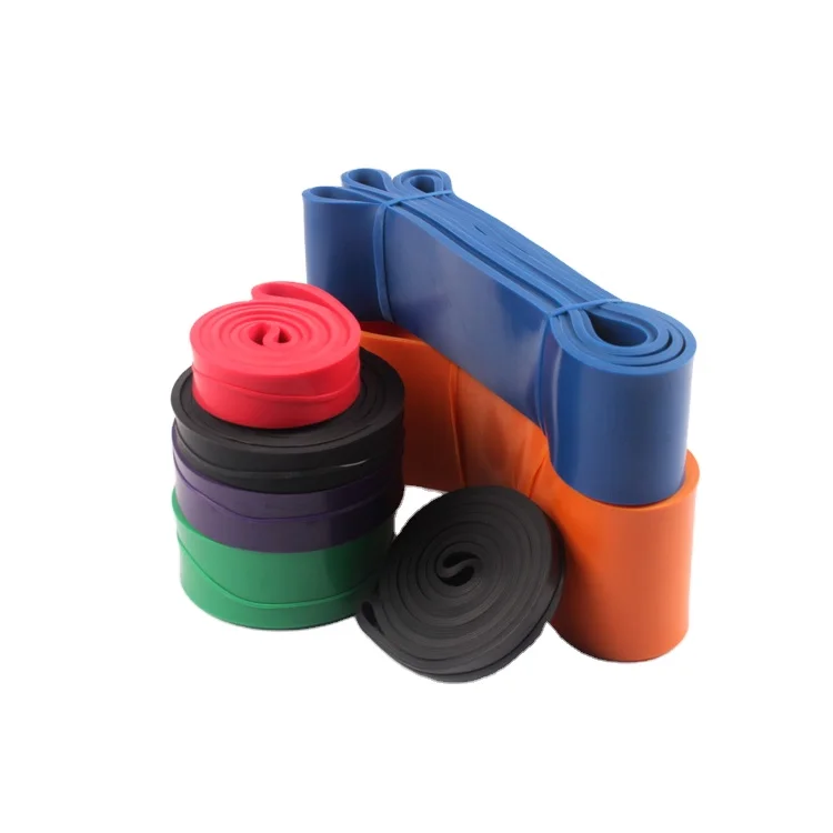 Factory Custom Colorful Latex Resistance Band Gym