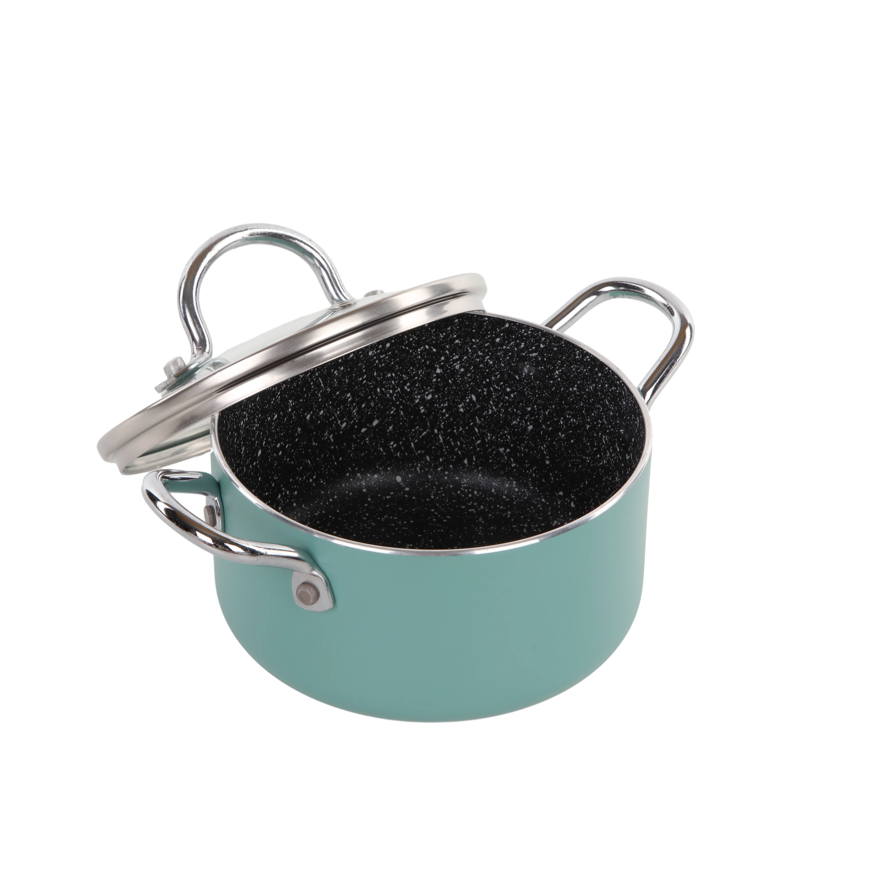 Non-stick Aluminum  Cookware Cute Mini Sauce Pan Milk Pot  Baby food Pot  with Lid