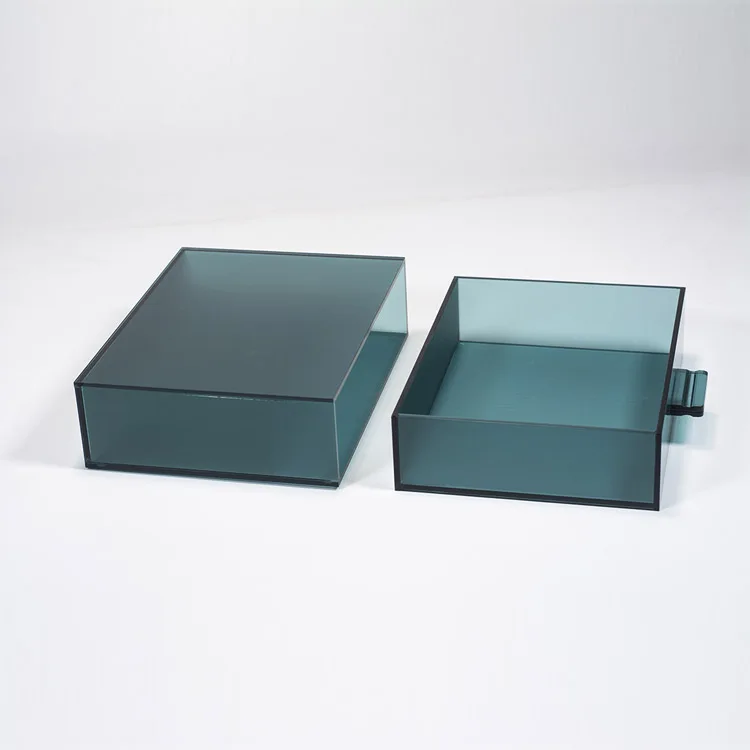 Custom Acrylic Coffee Capsule Storage Box with Draw Factory Directly Acrylic Organizer Box