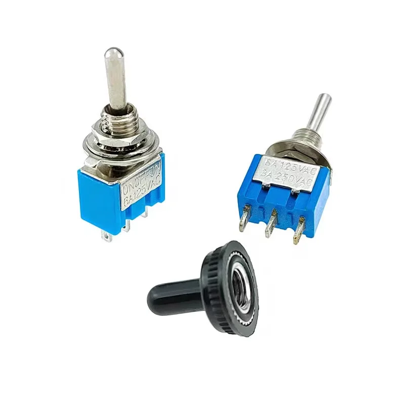 Mts-103 On Off On Copper Contact Point 6a 250v 3pin Toggle