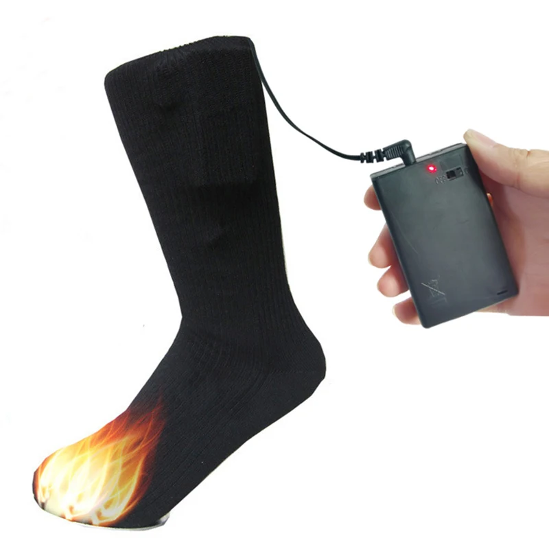 Outdoor Unisex Electric Heated Sport Socks for Men and Women Winter Sports Accessories