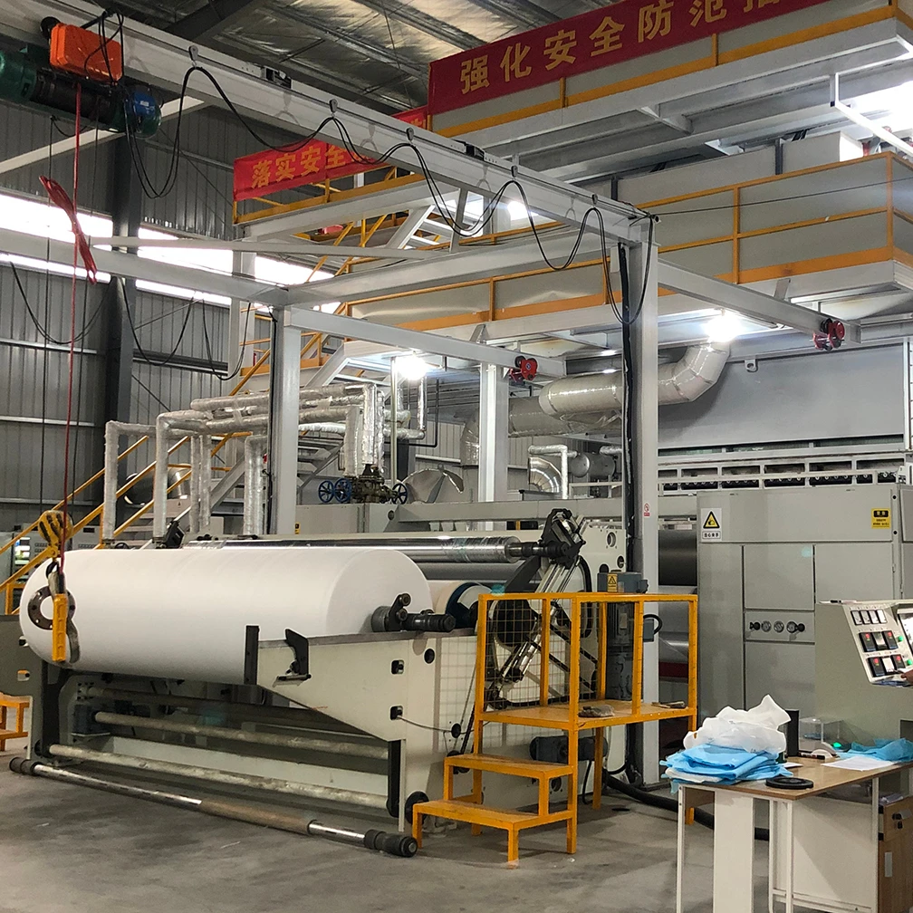 2400mm S PP Spunbond Nonwoven Fabric Making Machine Non Woven Fabric Geotextile Production Line