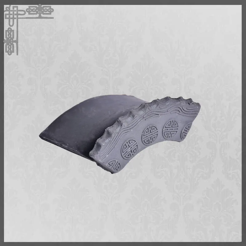 Chinese traditional residential house antique cheap clay roof tiles