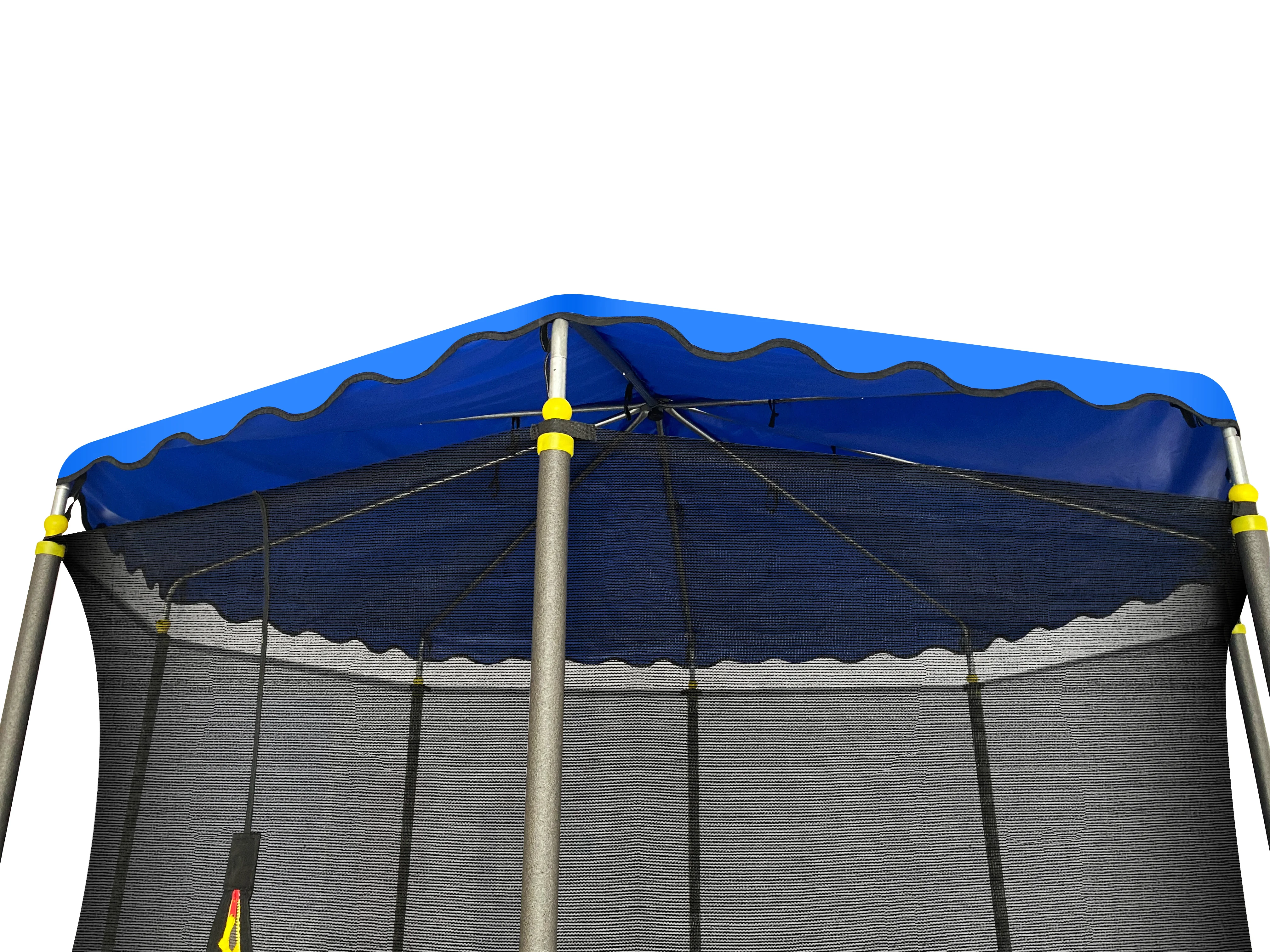 kids playground outdoor mesh trampoline jumping fitness equipment trampoline with roof