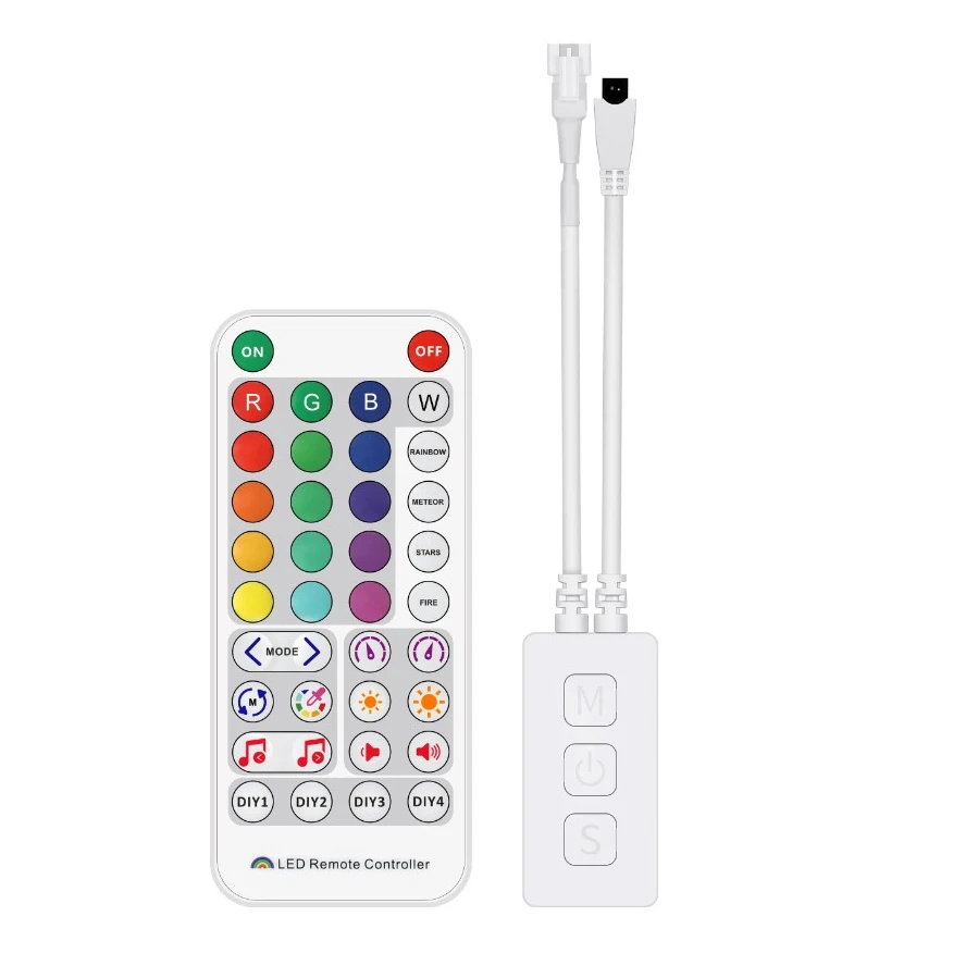 Voice control IR remote control WiFi addressable LED light strip controller