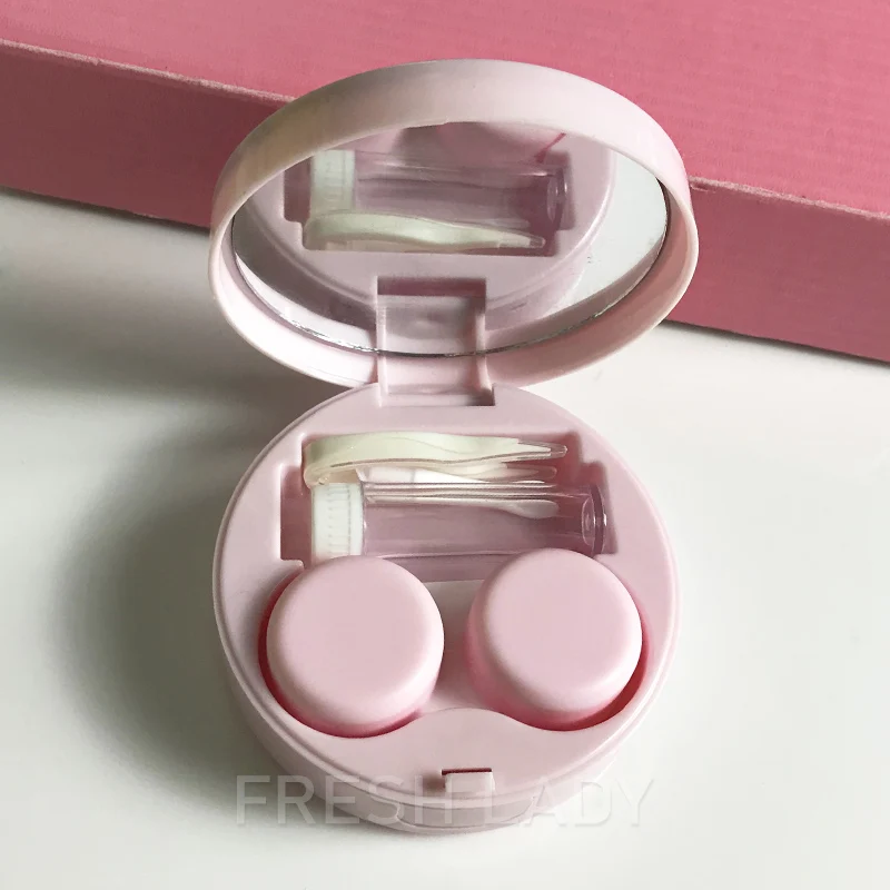 Чехол для контактных линз радужного цвета Liangguo Fresh Lady