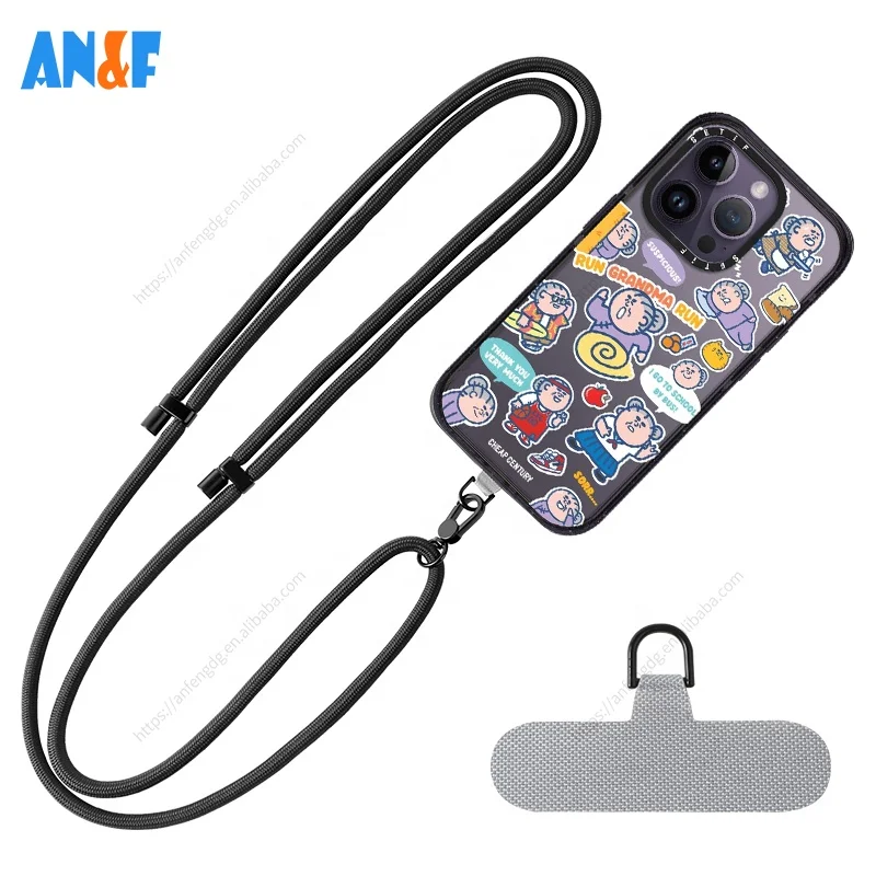 Mobile Phone Straps Universal Phone Case Lanyard With Nylon Patch Neck Strap Phone Accessories