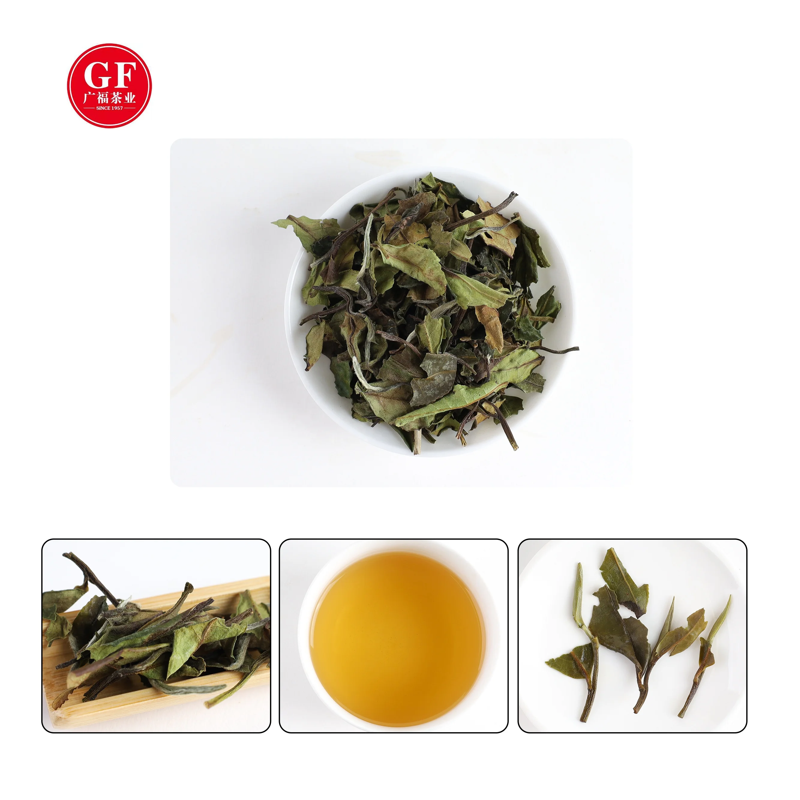 Chinese  Health White Tea  Wholesale High Quality White Peony 6901 Form Fuding