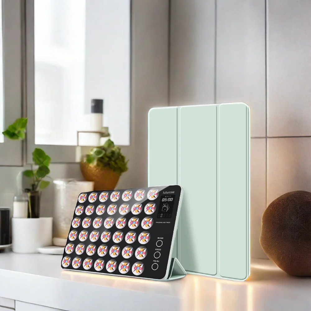 Lulurose Portable Red Light Therapy Device Whole Body Skin Care 640nm 830 Near Infrared Panel for home use Beauty lamp