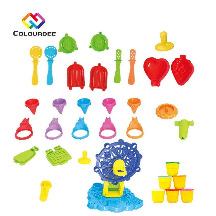 Non-Toxic Eco-friendly Material Modeling Air Dry Clay Slime Play Dough Plasticine Handmade mini craft DIY Tool