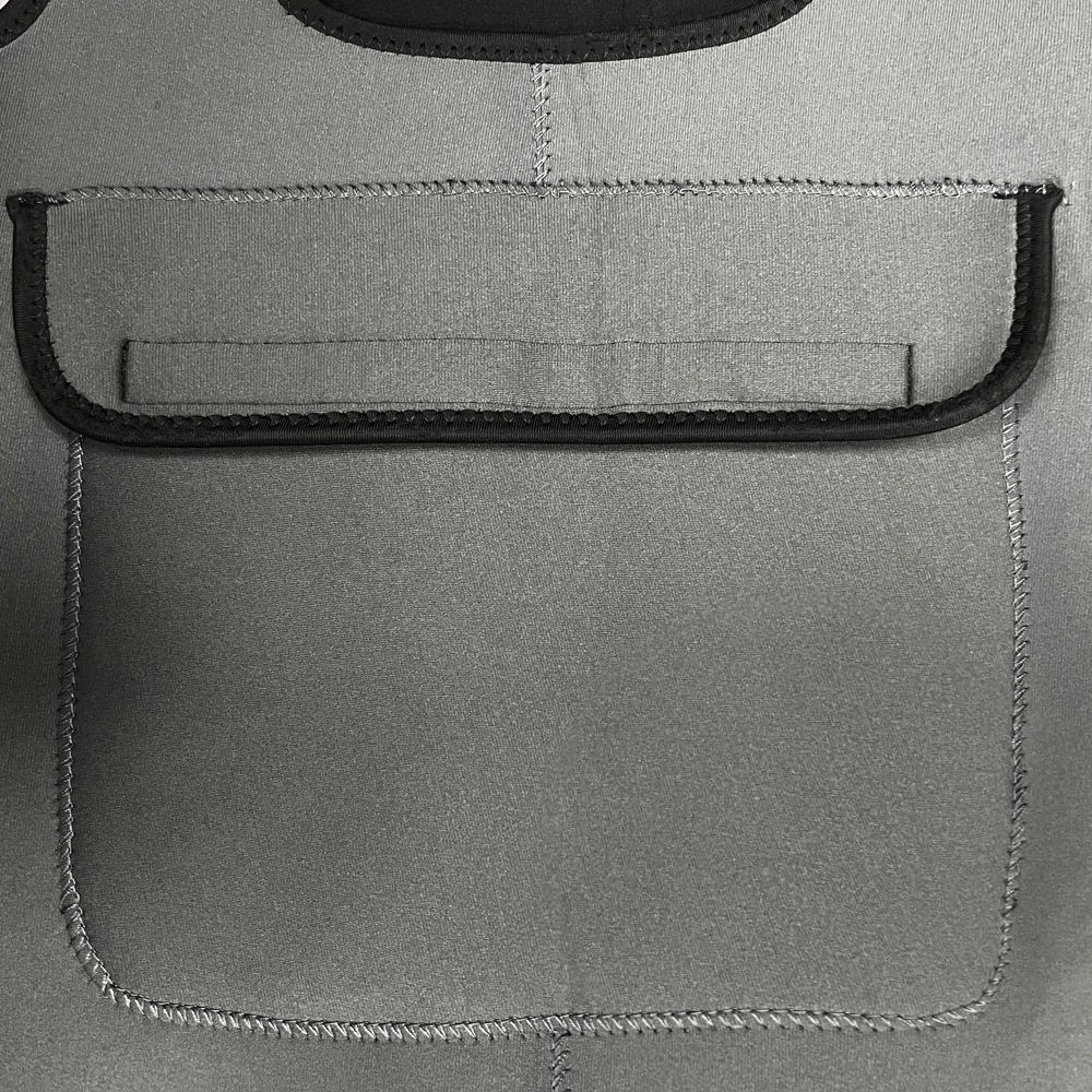 custom 4.5mm waterproof hunting wader neoprene suspenders plus size unisex pvc boots grey neoprene fishing chest wader