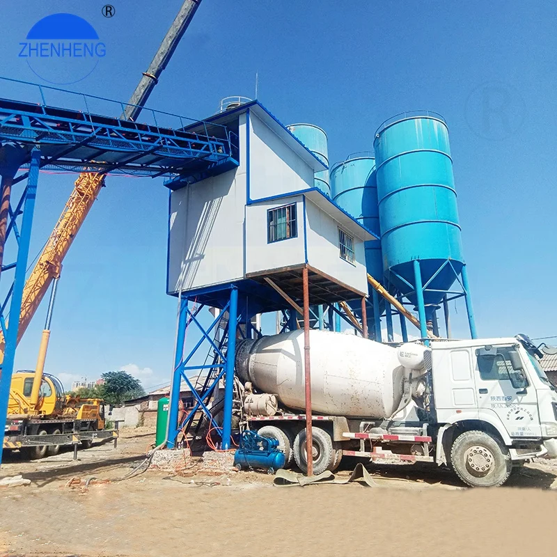 90m3/h Ready-mixed Concrete Mixture Machine JS1500 Concrete Mixer Plant Hzs90 Concrete Batching Plant Beton Mixing Station