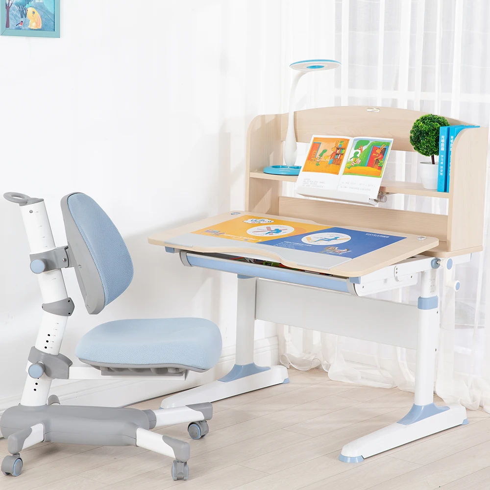GMYD Wholesale Eco-friendly Height Adjustable Ergonomic Study Toddler Child Kids Table and Chair
