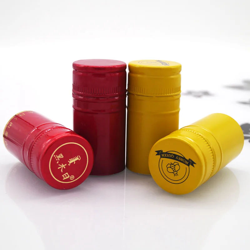 Wine glass bottle used screw cap 28 mm 30 mm 31.5 mm  ropp metal aluminum cap  closures pilfer proof lid metal ropp screws caps