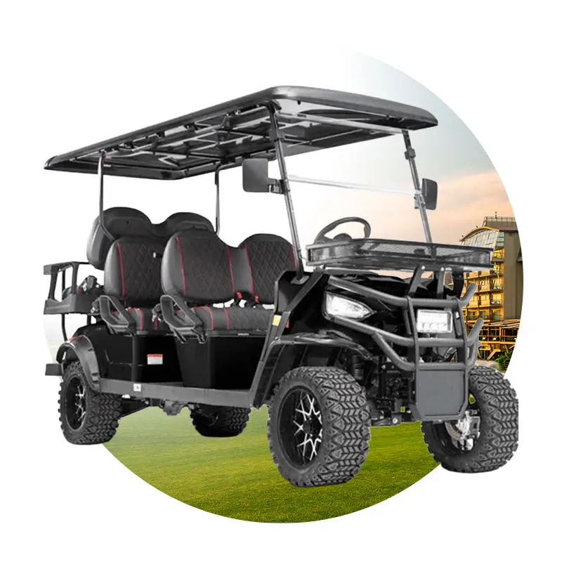 2 4 6 8 Seats Off Road Golf Cart Electric Car With Curtis Controller Hunting Golf cart electric golf Scooter