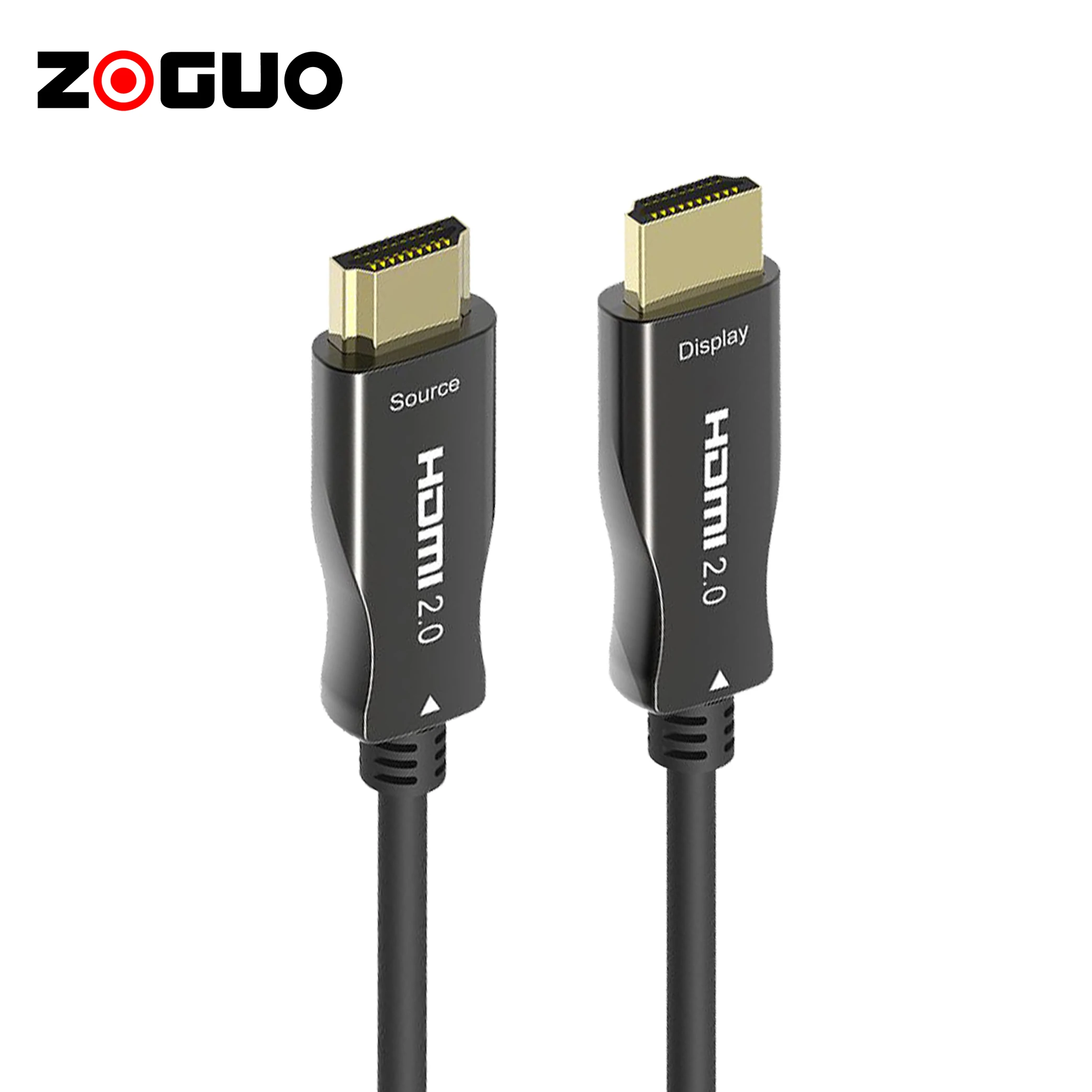 Хорошее качество HDMI 4K * 2K/60HZ 10m 30m 50m 100m 200m 24K позолоченный оптоволоконный