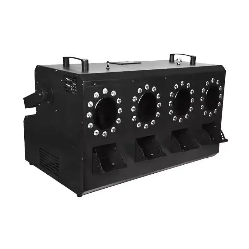 SP DMX Control 1500W RGBW Led Fog Bubble Machine 4 Smoke Output for Wedding Concert Party