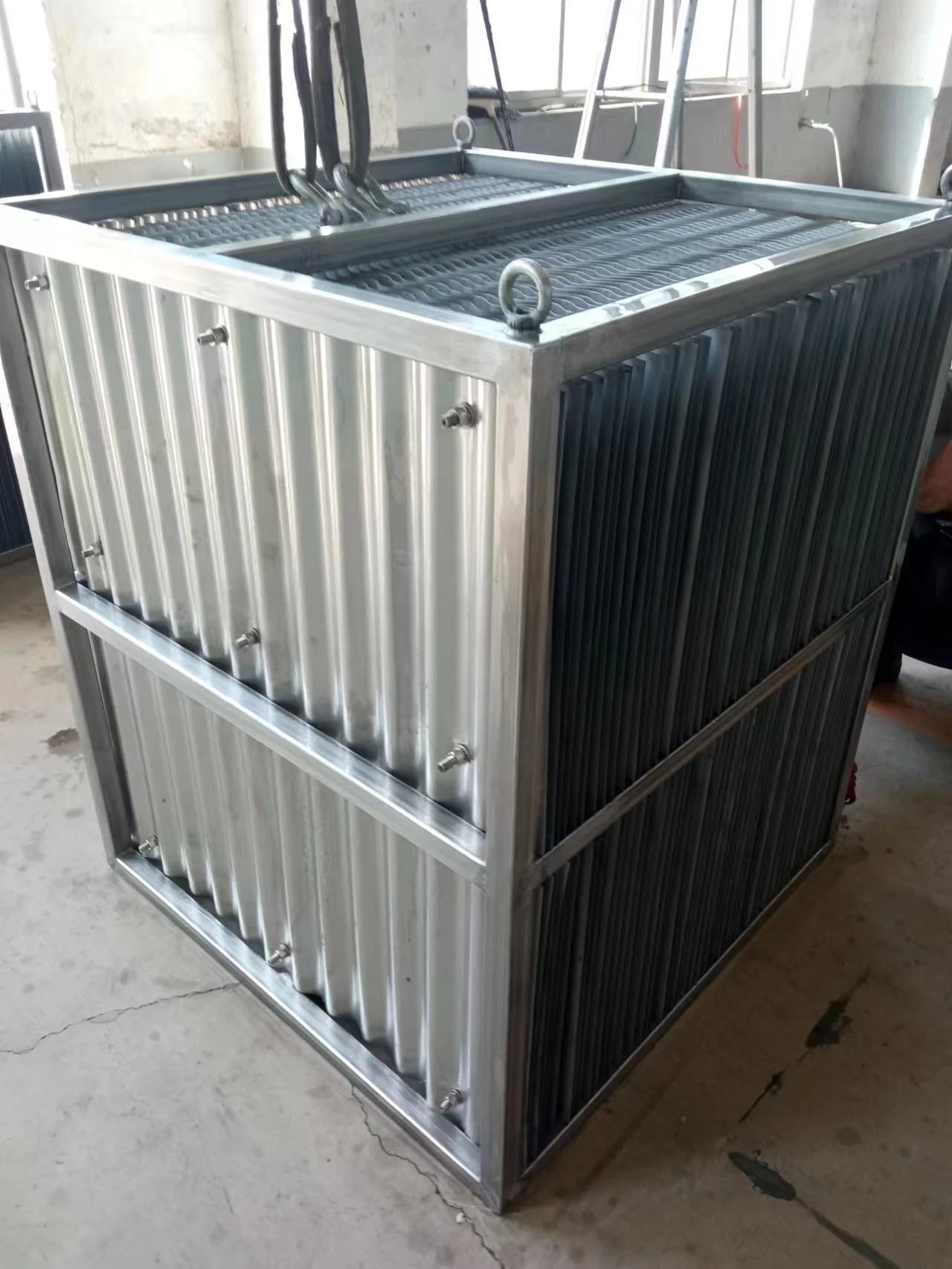 qingdao jinwantong CPI corrugated plate intercepter  cpi corrugated  oil water separator equipment grease trap 100m3  technology