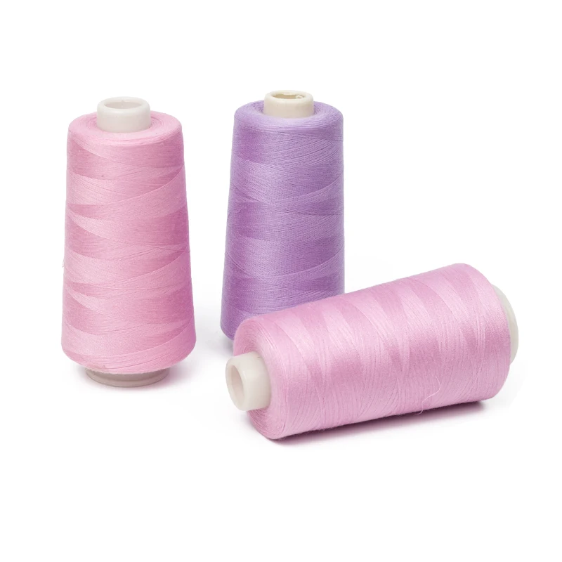 Полиэфирная швейная нить 60S/2 5000 ярдов/конус