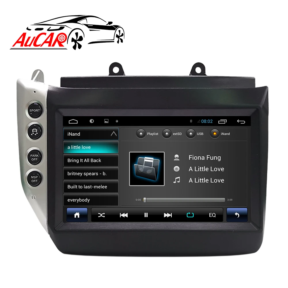  Автомагнитола AuCAR 9 дюймов для Maserati GT гранумо 2007-2019 Android 0 4 ГБ 64 сенсорный экран стерео Автомобильное видео аудио навигация