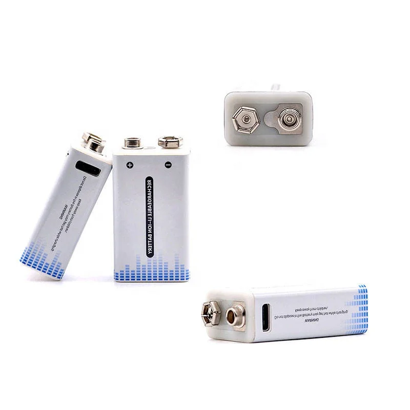 Китайский завод призматический литий-ионный Usb аккумулятор 9 В 1000 мАч литий-ионные аккумуляторные батареи
