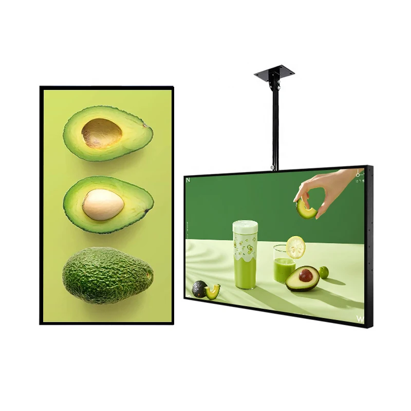 Заводская цена система Android внутренние настенные цифровые вывески и дисплеи высокая яркость