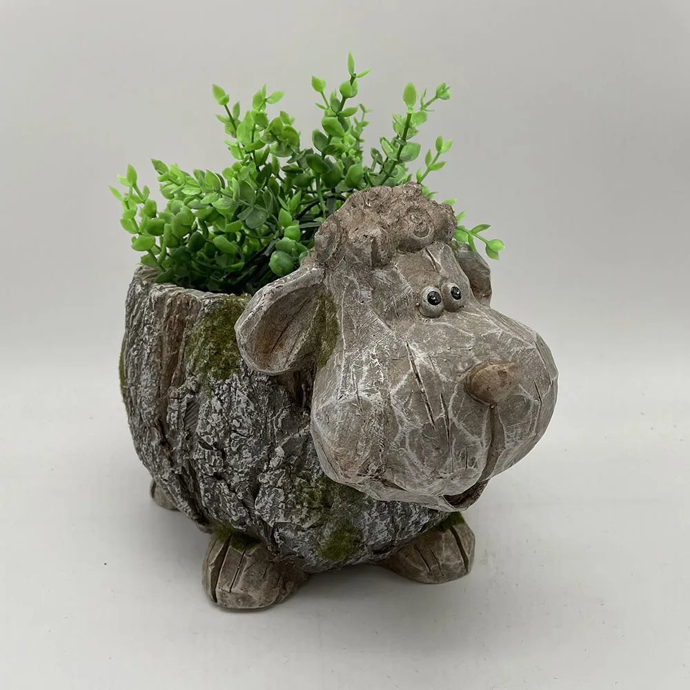 Turtle shape animal flower pot garden planters flower pot