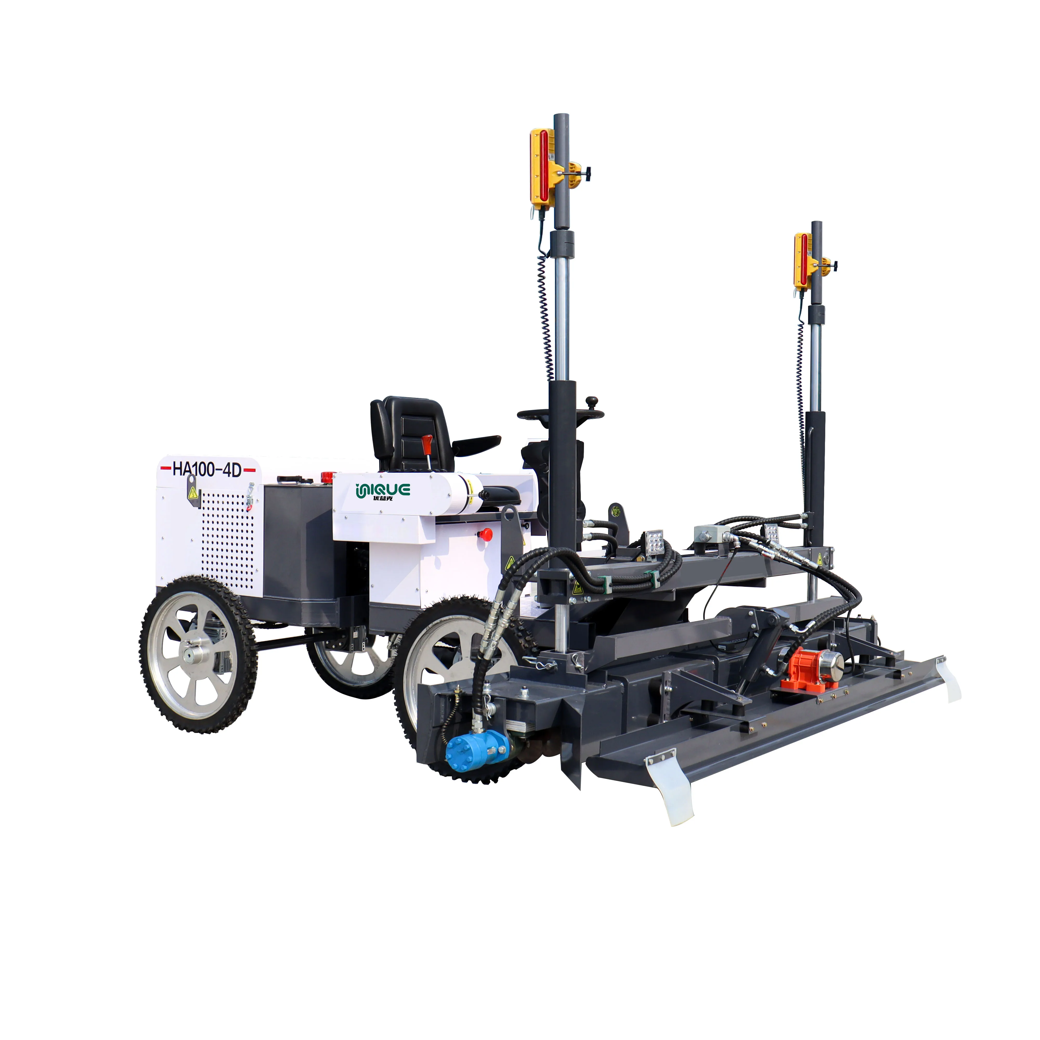 New High Efficiency Hydraulic Concrete Laser Screed Machine Four-wheel Drive Gasoline Cement Ground Laser Screed