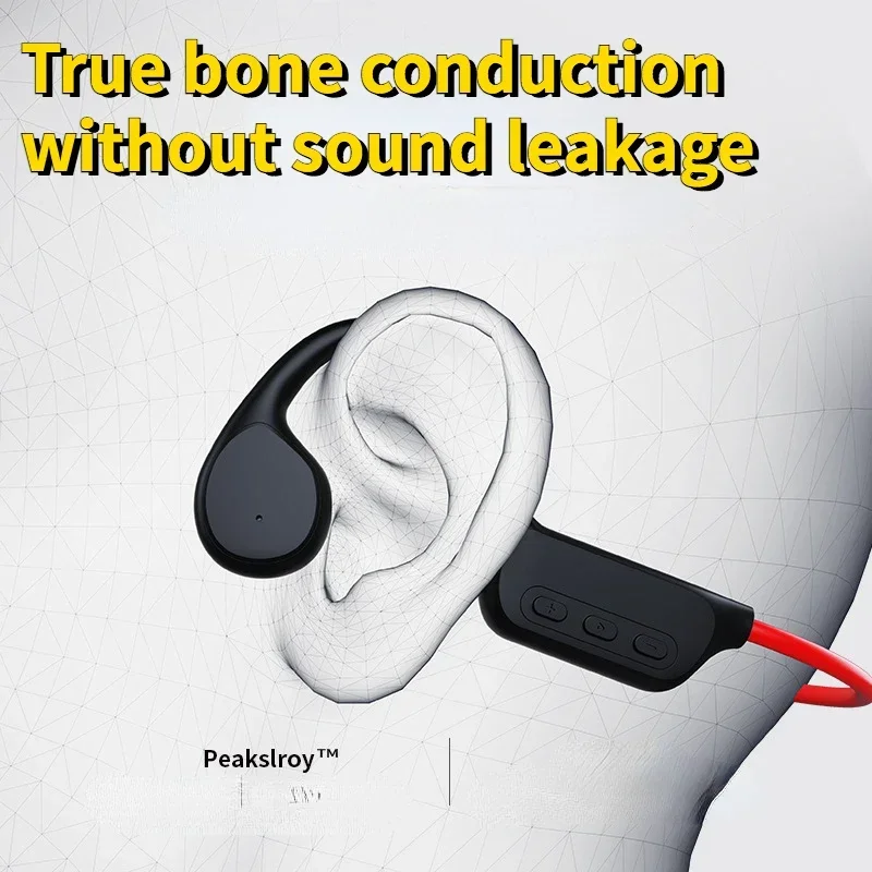 New Bone Conduction Wireless Bluetooth Swimming Headset IPX8 Professional Waterproof Headphones