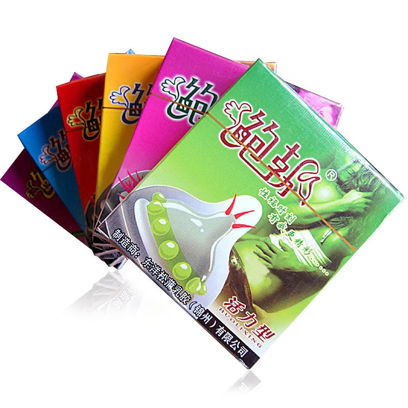 Special Shape Pattern G-spot Extra-large Granule Latex Condoms Single Pack Condom Thread Condom Sex Toy