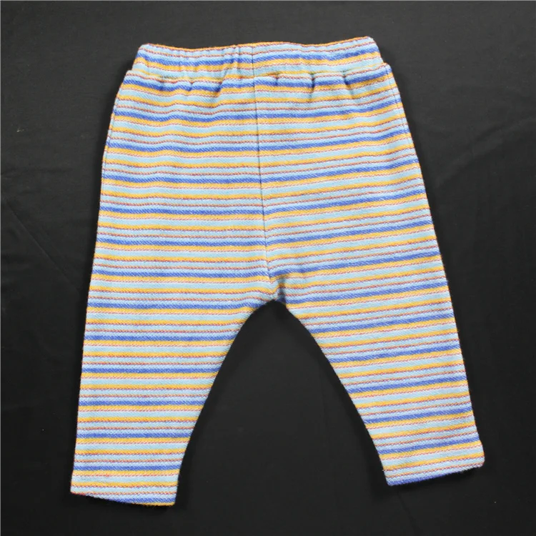 
Best Selling Sale Multi Stripe 100% Cotton Terry Babys Pants 