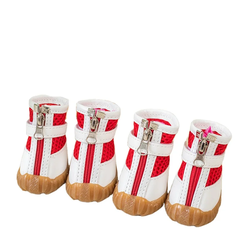 Wholesale waterproof non slip soft-soled pet dog shoes