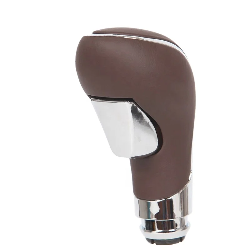 Manufacture hot selling car accessories Car gear shift knob leather brown automatic universal for Buick Regal OEM 24102792