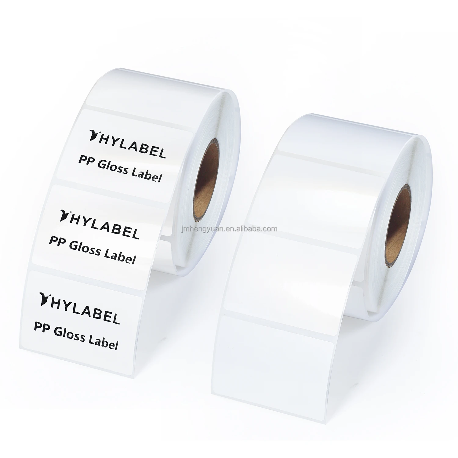 Custom 58mmx40mm Gloss or Matt PP Adhesive Label Waterproof BOPP Material 58x40 PP Label