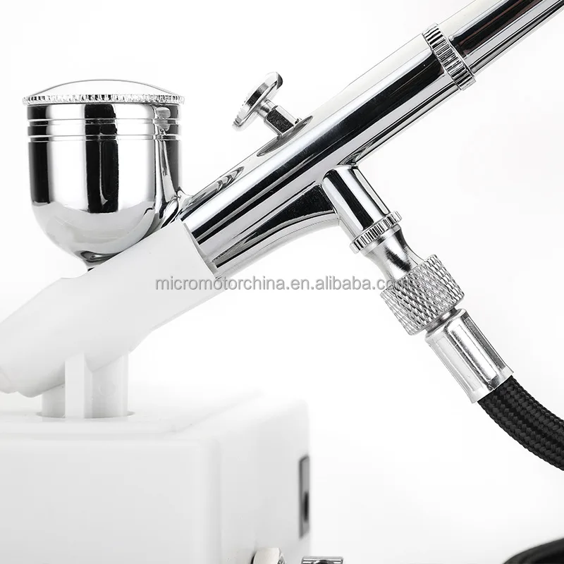 Mini Air Compressor Kit Air-Brush Paint Spray Gun Airbrush For Nail Art Desgin Tattoo Craft Cake Tool Set