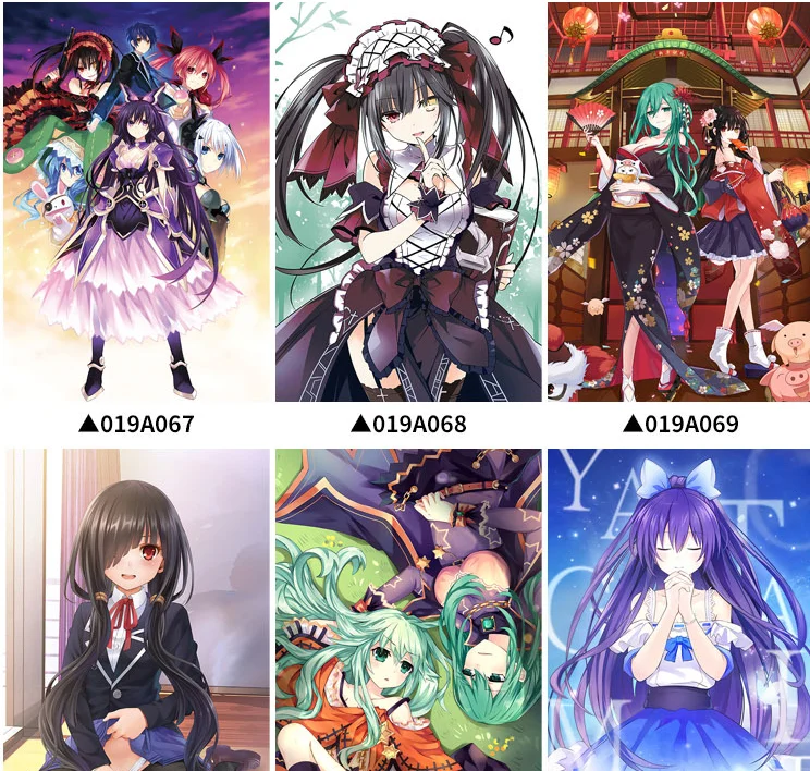 HOT Japanese Anime DATE A LIVE Hanging Painting Picture  Poster Home Decor Picture Canvas Painting