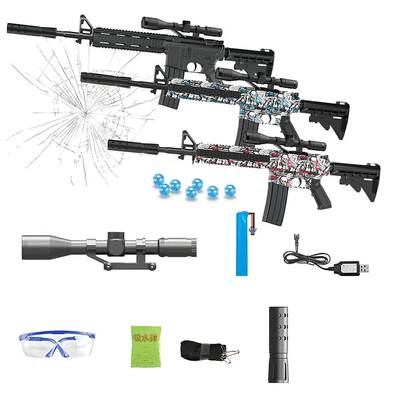 New Amazon Hot Sale Water Ball Blaster Airsof Paintball Splat Gel Bead Gun Splatter Ball Gun