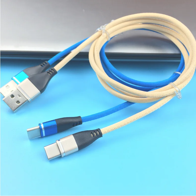 
Clearance sale for new style high quality weave cloth fast charging usb data cable 1m 3ft cables in stock for all kind cellphone 