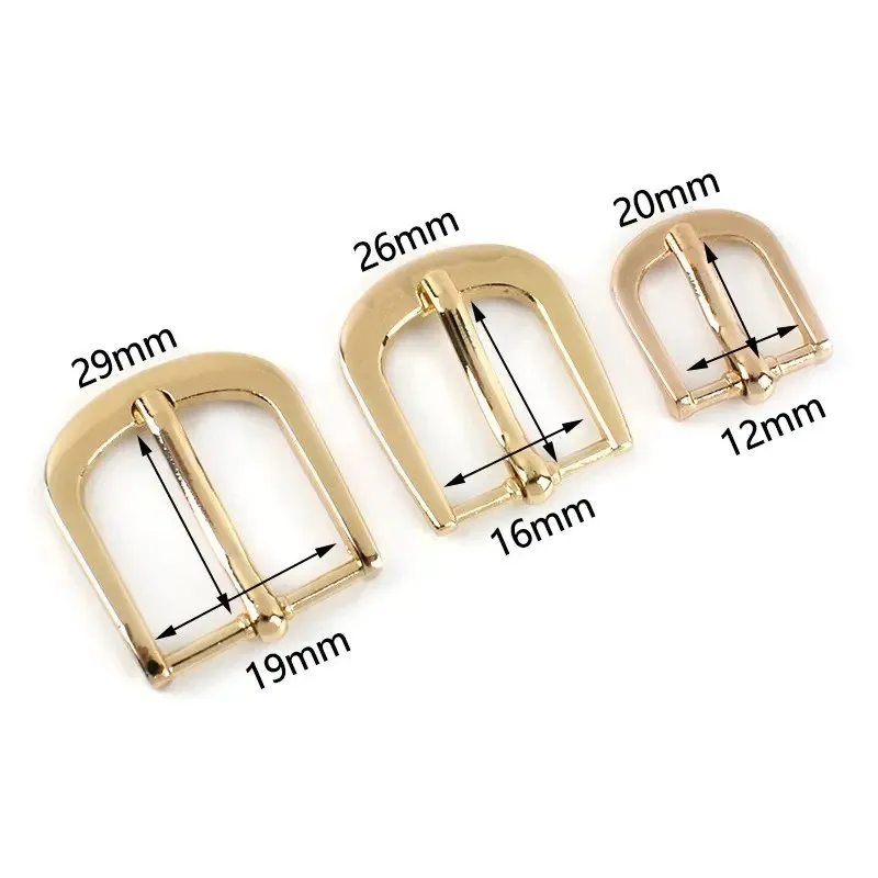 MeeTee BF498 16mm Square Die Casting Zinc Alloy Pin Buckle Garments Luggage Hardware Accessories Shoe Belt Hanging