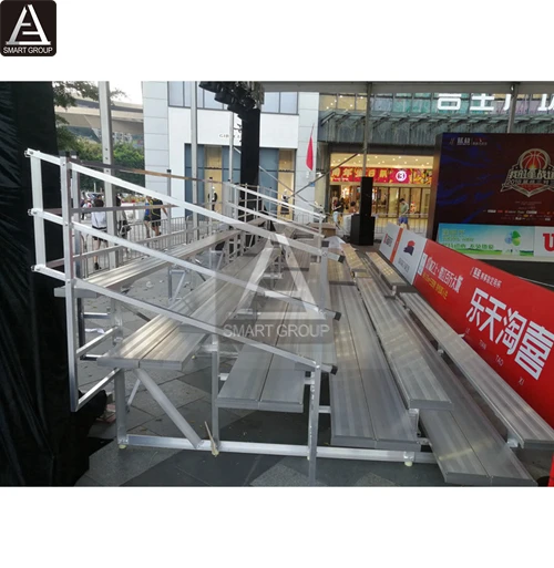 Stadium sports field temporary bleacher grandstand tribune stands outdoor demountable bleachers for sale