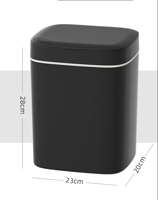 Household light luxury smart garbage can high appearance level kitchen toilet automatic sensing trash can