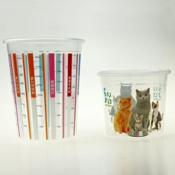 Пластиковая мерная чашка/горшок/кружка с подсчетом