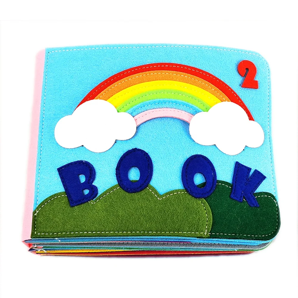Wholesale Price The Rainbow Activity Book of Busy Boards Educational Kids Games for Basic Life Skills
