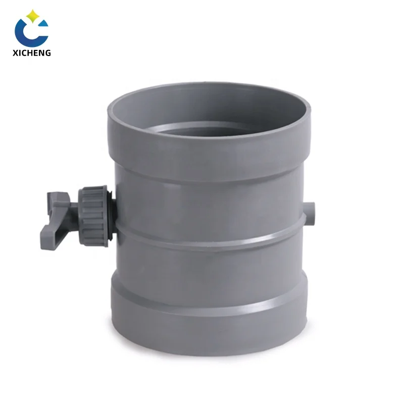  PP Manual Air Check Valve Pneumatic Flow Control regulator Actuated Hand Operated Plastic Duct