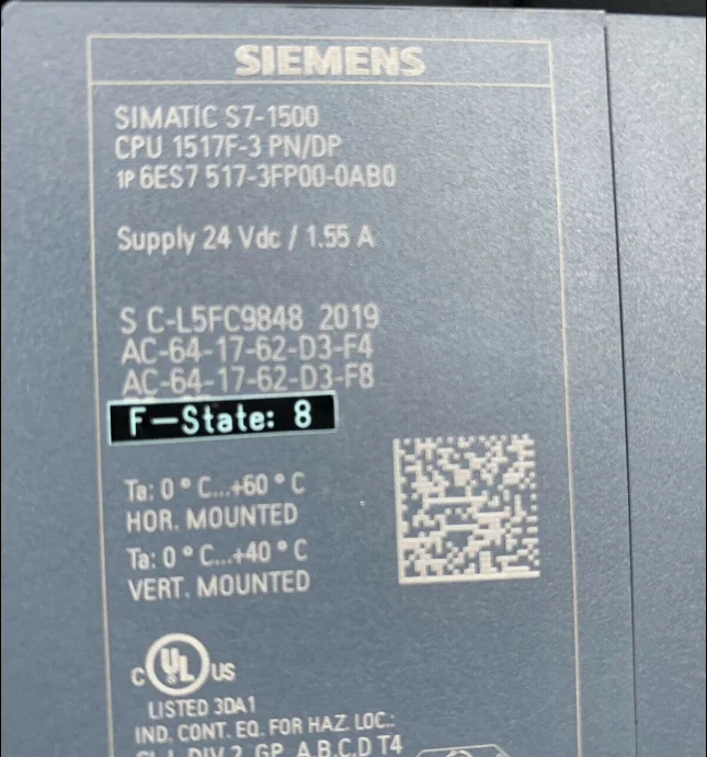  Новинка! Siemens Simatic S7-1500 CPU 1517F-3PN/DP / 6ES7