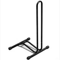 High quality L shaped detachable black Bike floor stand suitable for mountain bike bike parking rack