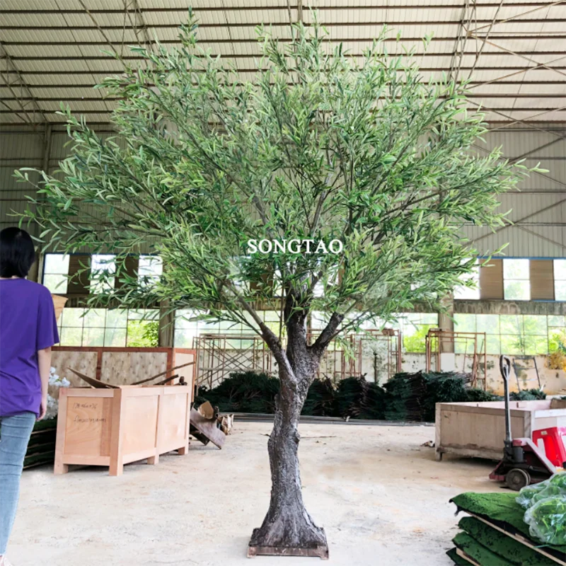 New design from songtao company artificial dining room tree decoration