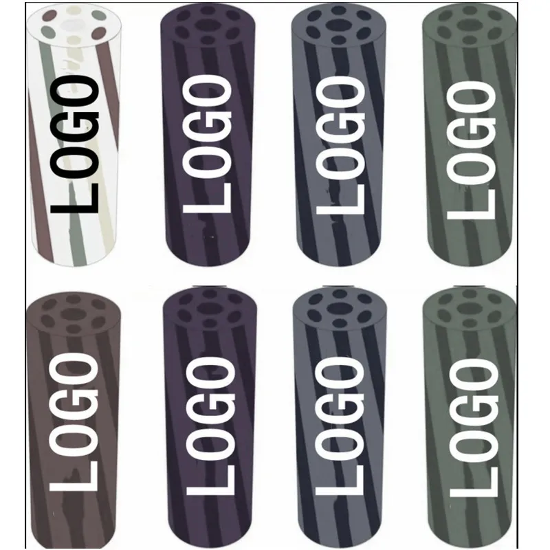 wholesale 8 10 12mm CHARCOAL carbon activated ceramic filter tips glass paper rolling hookah accessories joint tips custom logo